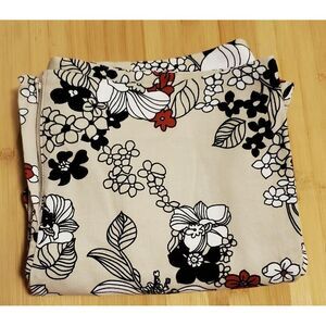 Star City womens cropped capri multi‎ color floral pants, size 11